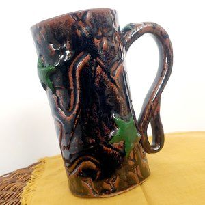 Handmade Mug Coffee Cup HUGE Mug Studio Art Pottery Tankard